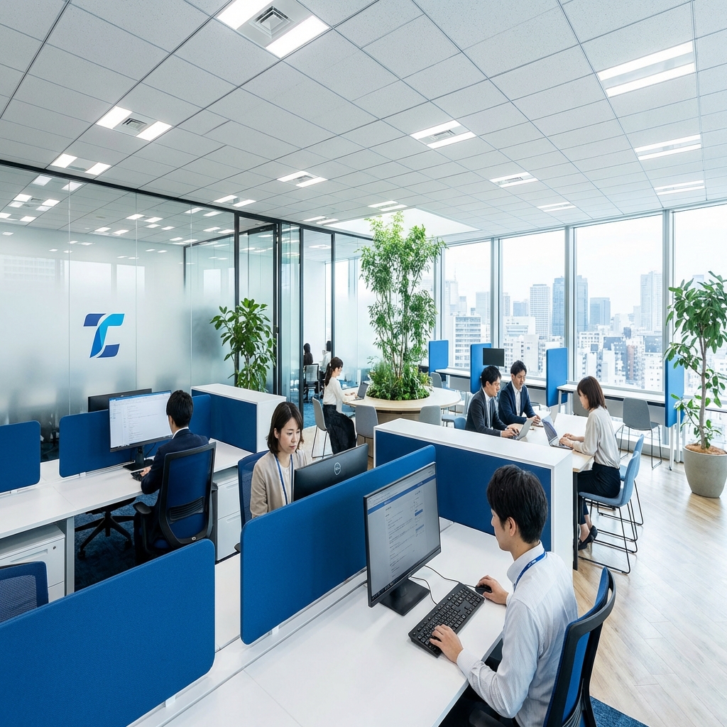 先進的なオフィス風景